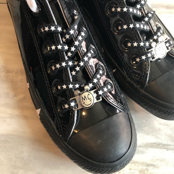 Converse Chuck Taylor Ox low top star Miley Cyrus black silver sneaker shoe 6.5 - Picture 8 of 8